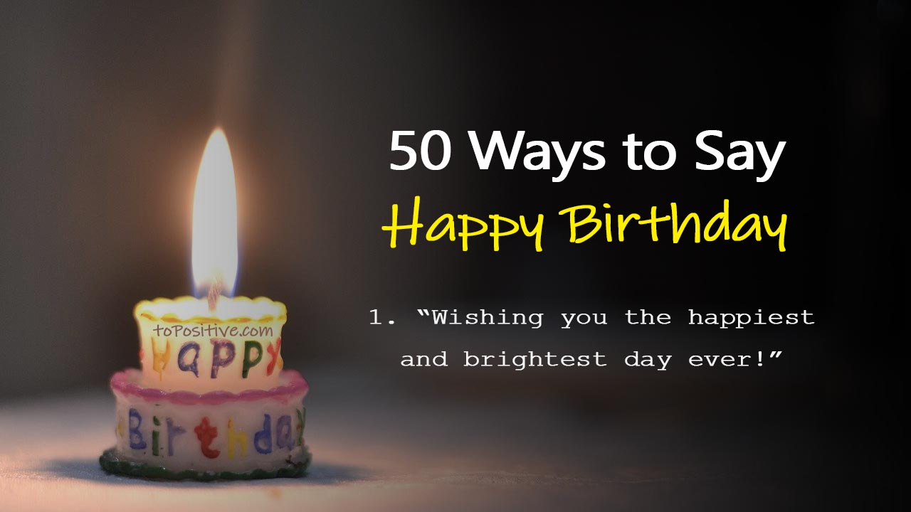 Whether you're looking for a simple and straightforward greeting or a more personalized message, "50 ways to say happy birthday in short and sweet" is sure to provide you with plenty of ideas to help you celebrate someone's special day in a meaningful and memorable way.